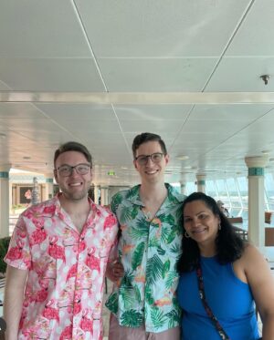 Michael Bruner Instagram - Our honeymoon is by far my favorite trip @haydenmiddleton and I have taken yet 😘 We’ve been back for less than a week, and I already want to go on another cruise 😂 we had such a great time with @royalcaribbean exploring Mexico, Belize, and Honduras! Some highlights: visiting sloths, monkeys, and birds in Roatan; snorkeling and visiting incredible beaches; seeing Mayan ruins; and definitely meeting the Queen of Survivor, @sassysdt !! Making all of these memories with Hayden and unplugging for a week was just what we needed after some April snowstorms and our recent move! Getting out of vacation mode has been a challenge, but I can’t wait for our next adventure together 💙

#honeymoon #royalcaribbean #belize #honduras #mexico #queenstaysqueen