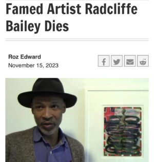 Michaela Angela Davis Instagram - And on you go brother Radcliffe.  Now among our great Artist Ancestors #RIPRadcliffeBailey