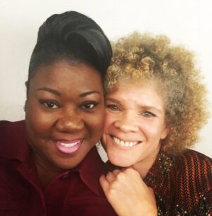Michaela Angela Davis Instagram - a lil ode to my afro on 
world afro day

my afro is a world
of naps holding tight to
each other 
reaching, rising up & out 
cacophonous curls 
refused to be ruled
linked & loc’d
forming a crown of gold
round my face 
roaring like a mane 
glowing like a halo 
my afro is the satellite 
to the ascended masters
the ancient ones 
the angels
the ancestors 
#WorldAfroDay #passtheCROWN