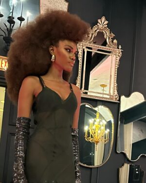 Michaela Angela Davis Instagram - Fashion. Family. Fairness. only a few catwalks ago, my daughter @glittergrowsinbrooklyn was the only baby sitting on my lap in Paris at the fashion shows - now here I sit next to her, baby in her belly at @gucci opening where she’s a major player on the marketing team 👉🏽 Standing tall with her father @ezraknight NY SAG-AFTRA Pres. at @blackbeautyroster x @lorealgroupe Hair & Makeup Equity Dinner - beautifully celebrating significant advances made in inclusive policies @sagaftra including measures to ensure talents diverse beauty needs are recognized   met in production(this is a BIG deal y’all - I’ll post agreement points Ezra shared with us in stories) done in partnership with BBR bossssss founder @maudeyoaks 👉🏽 panel included @thetextureofchange from L’Oreal which advanced legislation in NY & NJ including Mandatory Training in Textured Hair 👊🏽 (also a Big deal- though it sounds like it would be standard. Many folks lobbied for this for decades (including @ddacosta_beauty ) worth celebrating 👊🏽 @jcruel makes a beauty event more beautiful #guccichangemakers #bbrbeautyeequity #nyfw2024 #imageactivist #EQUITY