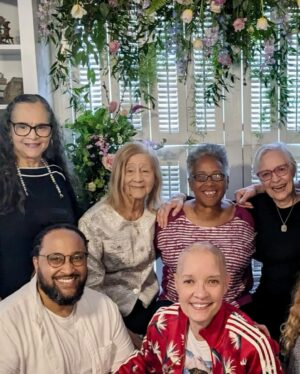 Michaela Angela Davis Instagram - I’ve been 60 for 1 day. Mommy has been 86 for 2 weeks & my daughter has been pregnant for 5 months. Time is a mystical, baffling concept or perhaps it’s nothing at all. Full of grace for being surrounded   secured by deep rooted love of family, descendants of my Sumter ancestors on my Easter birthday. And why do I still make the same face from when I was 7?