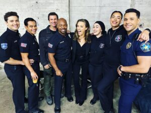 Michaela McManus Instagram - Had zero fun while working on @911lonestar - just look at my face in these pics.😉 The finale drops tonight on @foxtv and tomorrow on @hulu. What a lovely bunch of people.♥️