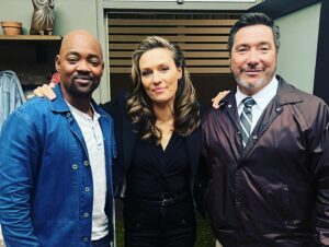 Michaela McManus Instagram - Had zero fun while working on @911lonestar - just look at my face in these pics.😉 The finale drops tonight on @foxtv and tomorrow on @hulu. What a lovely bunch of people.♥️