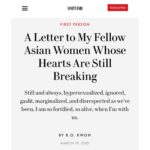 Michaela Conlin Instagram – Some pieces worth reading and ways to help. 
#stopasianhate
#stopaapihate
Enough is enough
❤️❤️