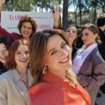 Michela Giraud Instagram - Oggi alla conferenza stampa del Quirinale con il nome che assumerò quando diventerò Papa: Flaminia. Dall'11 aprile al cinema. @marina.rinaldi #adv #gifted
