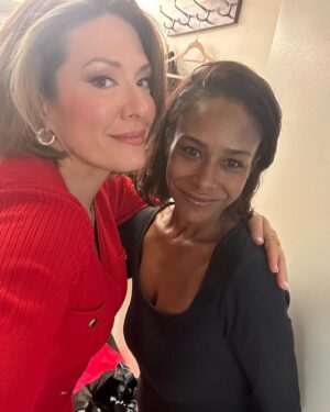 Michelle Collins Instagram - Big day tomorrow: I have the privilege of being interviewed by @hodakotb & @jennabhager on @hodaandjenna about my stand-up tour which is kicking off next week in EIGHT cities! Tune in to @NBC in the morning as I can tell you it is off the rails in the way I can only be with my two favorites. See you in the morning 🌝
Makeup & hair by the best @carolinemakeuptime