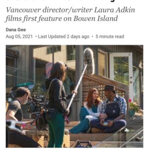 Michelle Harrison Instagram - Thank you @thevancouversun for this story on our film @reunitingmovie. Loved every minute of this project with @lauraadkin #JesseLMartin @bronwenrules @davidjlewis11 @therogercross @carmenmoore1 @michaelkarlrichards @lennox.leacock @kristarandgruen @stirlingbancroft ❤️❤️❤️ photo by @sydwonphotography