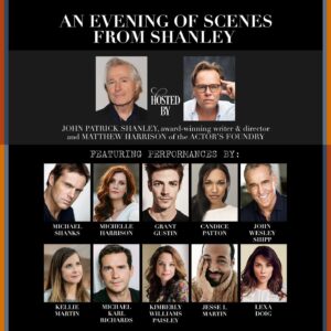 Michelle Harrison Instagram - I hope you will join us for this very special virtual event! ❤️

Academy Award winner, Tony winner, and Pulitzer Prize winner John Patrick Shanley and a stellar cast of actors have joined the PEKA PROJECT to create an evening of virtual live scenes from the film and theatre work of John Patrick Shanley - spanning his career. 

Beautiful Gate Orphanage is building a working farm, home, and school for older kids ages 6-18….to offer these children a chance at a flourishing life. 

It will be a beautiful, heartwarming evening of theatre, and 💯 of proceeds will go to the PEKA PROJECT. 

Saturday Feb 12th, 2PM PST, 5pm EST. 

*Link in bio for tickets and PEKA PROJECT info. I hope you can join us! 

Thank you @johnp.shanley @grantgust @candicepatton @johnwesleyshippjr @thekelliemartin @michaelkarlrichards @kimberlywilliamspaisley #JesseLMartin @lexadoig @michael_shanks @theactorsfoundry 🥰