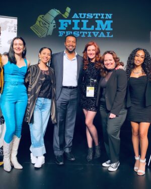Michelle Harrison Instagram - We wrapped our hearts and souls into making this film. 💕Indie film at its finest. Thank you @austinfilmfest for showcasing our world premiere and we look forward to sharing it with the rest of you soon. I love my job and these special ones remind you just why you started in the first place. ✨@reunitingfilm 
#jesselmartin 
@bronwenrules 
@carmenmoore1 
@davidjlewis11 
@therogercross 
@ellalucas00 
@lennox.leacock 
@kristarandgruen 
@stirlingbancroft 
Directed by @lauraadkin 
Thank you @sagaftra for all your endless work.