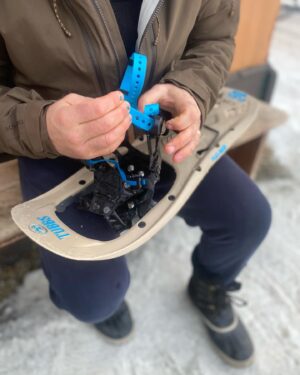 Michelle Harrison Instagram - Mountain beauty on snowshoes. Perfect night! ✨💗