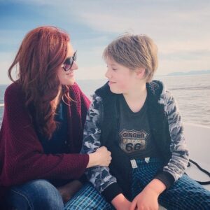 Michelle Harrison Instagram - National Son Day. This one pulls my heartstrings a little today. 💗My heart is in 2 places as we celebrate this day. Here with my beautiful eldest son, who lights up my life in every single way. ⭐️ And our littlest Harrison, who is coming to us very soon via adoption. #Pandemic life has kept us from getting him, but soon, very soon he will join our family! The waiting is almost over. Our family will be united and my family of boys will all be together. Big, little & littlest Harrison. ❤️#ilovemyboys #nationalsonday #howdidigetthislife #adoptionstory #motherofboys💙