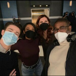 Michelle Harrison Instagram - This weeks episode directed by @officialsudzsutherland! I met Sudz 15 years ago when he directed the season finale of a show I was working on called Wild Roses for @cbc. He landed back on @cwtheflash for episode 708 and we had a mini reunion. Always so good to work with friends and people that you love. Our show is full of this. ❤️🙌🏻 Hope you enjoy this weeks episode. ⚡️
