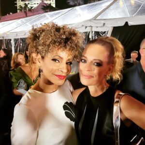 Michelle Hurd Instagram - @jerilryan looked STUNNING last night.  She absolutely shines from the inside out. I love every inch of you @jerilryan ❤️🥰