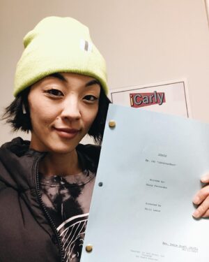 Michelle Kim McCoy Instagram - Full circle Nickelodeon moment from my #nedsdeclassifiedschoolsurvivalguide days making an appearance on the @icarly revival. Newest episode is out now on @paramountplus 🙂 #icarly #icarlyreboot