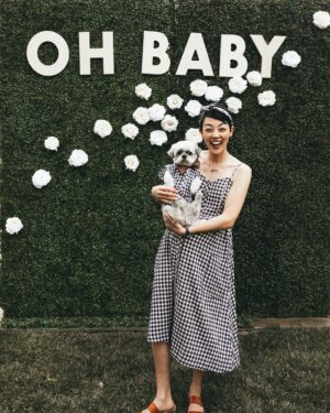 Michelle Kim McCoy Instagram - Happy Friday from the growing McCoy Family!! Creative direction   coordination by @kaileybhowell and @kirstenessiambre of @petalandfleur 🙌🏼
.
.
.
.
.
#pregnantstyle #matenityfashion #momtobe #mothertobe #mommyblogger #expectantmother #expectantmom #momfashion #mommyfashion #stylethebump #dressthebump #maternityshoot #maternityclothes #maternitydresses #cutematernityclothes #pregnancyclothes #ootd #babyshower #babyshowerinspiration