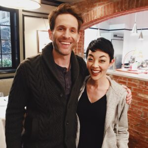 Michelle Kim McCoy Instagram - I’ll be serving a side of sass to @glennhowerton on @nbcapbio tomorrow at 8:30PST. Episode directed by @mikeobrien12345 #apbio