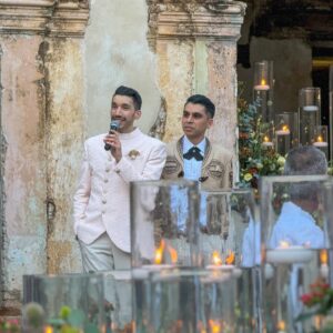 Michelle Macedo Instagram - Congratulations to the happy couple! 🎊🍾 What a joy it was to celebrate our cousin’s union in the stunning city of Oaxaca. 🧡 Feeling blessed to have celebrated with family, take in the city, and if you can’t tell by the last slide, the food was delicious. 😋 #LoveWins #OaxacaWedding
@oaxacadestinationweddings ☀️
@rmzmix_productions 
Food by @casaoaxacaelrestaurante 
Head Chef @chef.alexruiz 
Photographer @sirenavaradastudio 
💃🏻Performers @sirena_santana.drag @matlazihua_drag @barbuchona.versace