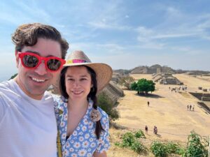 Michelle Macedo Instagram - Exploring ancient wonders hand in hand with my love, uncovering the rich history and timeless beauty of Mexico ⛰️ #montealban #oaxaca