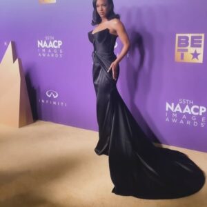 Michelle Mitchenor Instagram - Slides 7-9 🥲♠️.The Journey is the WIN 🏆 
@naacpimageawards Congrats to all the winners and fellow nominees. Til ‘ next time 🖤

Glam Squad THANK YOU! Oh! How I Thank YOU! 
Styling @apuje & asst @neissa.diabate 
Hair @jazzmynsamuels 
Mua @ninjaaaaaa / @theninjafilter 

To my sis @javicia Thank you for mentioning my name in a room I wasn’t in! You’re one of my biggest inspirations to keep going and I’m honored to know you and do life with you. 

#silentassassin #naacpimageawards #nominee