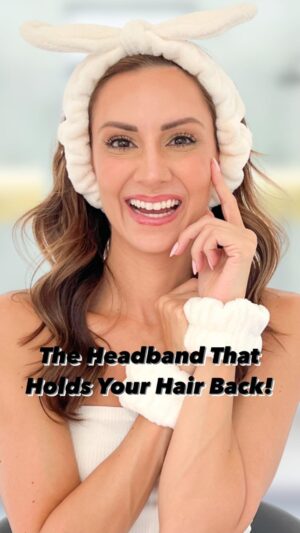 Michelle West Instagram - Introducing The Ultimate Face-Washing Headband - The Headband That Holds Your Hair Back!!!! Practicality at its finest!! Crafted with skincare in mind, this puffy headband boasts a unique ponytail attachment, allowing you to effortlessly secure your hair in adorable bunny ears or turn it around for a chic ponytail! No more fussing with hair falling forward during face washing – this headband keeps your ponytail elegantly in place at the base of your neck. And the wrist towels – the unsung heroes of your skincare routine. The Drip-Proof Wrist Towels wrap around your wrists, catching stray droplets and keeping your arms dry. This set makes a great stocking stuffer or gift for her! Currently, it comes in pink and ivory but we will definitely be expanding to more colors in the future!

Shop it via the link in my bio!!! Or copy and paste this link into your bio - https://amzn.to/3uIRRbo

#headband #puffyheadband #facewashheadband #beautyheadband #spaheadband #wristtowels