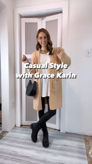 Michelle West Instagram - More from yesterday’s @gracekarin_brand try-on that’s saved to story highlights!!! These are some great casual fall/winter outfits that are so comfy while still looking put together!

Ways to shop these looks: 
- tap the link in my bio then tap the “shop my looks” tab for the “Amazon storefront” tab
- Follow my shop @themichellewest on the @shop.LTK app to shop this post and get my exclusive app-only content!
- copy and paste this link into your browser - https://liketk.it/4nBdX

#liketkit #LTKCyberWeek #LTKover40 #LTKfindsunder50 #fallfashiontrends #flannelshirt #cardigans #tryonhaul