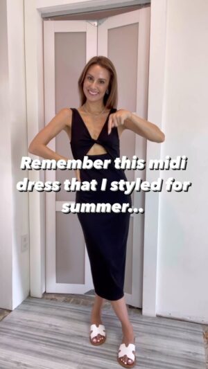 Michelle West Instagram - Remember this dress!!! (Code MWEST15 for 15% OFF your purchase of $65  at CUPSHE 🥳 ) Definitely a favorite and so good for a fall transition piece. Showing lots of variety here! I’m not a midi dress girl but this one is so chic and comfy! And, yes, it’s reversible!!!!! Go from work to happy hour with the twist of a dress! The keyhole is perfect for a summer vacay too! And it’s only $25 😍😍. Wearing a size small!

Ways to shop this post:
- tap the link in my bio and tap the “shop my looks“ tab
- Follow my shop @themichellewest on the @shop.LTK app to shop this post and get my exclusive app-only content!
- copy and paste this link into your browser - https://liketk.it/4hSCQ 

#liketkit #LTKsalealert #LTKunder50 #LTKparties #falltransition #mididress #reversibledress