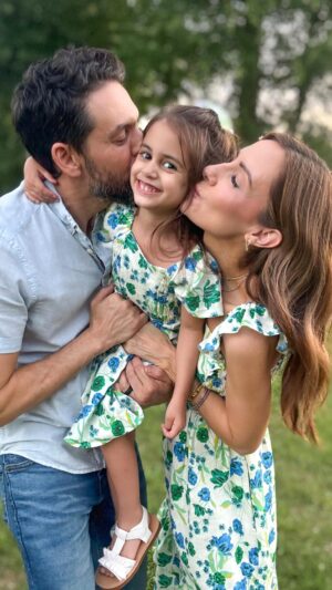 Michelle West Instagram - Happy Father’s Day to our favorite, @thedeanwest! I know I say it often but Charli is so lucky to have you as an example and im so lucky to have this front seat at the journey and share it with you! You’ve made motherhood enjoyable because you’re an amazing Dad! Thank you for being you! I love our little family! 

Also, the part when they both kick out is my fave 😆

#happyfathersday #familyfirst #fathersday #fatherdaughter #fatherdaughterlove #fatherdaughterdance