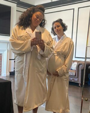 Michelle Buteau Instagram - Please give @ilana her flowers y’all! Today is her birthday & she’s the most fun, caring, kind n talented nugget with dipping sauces🎉 

#babes