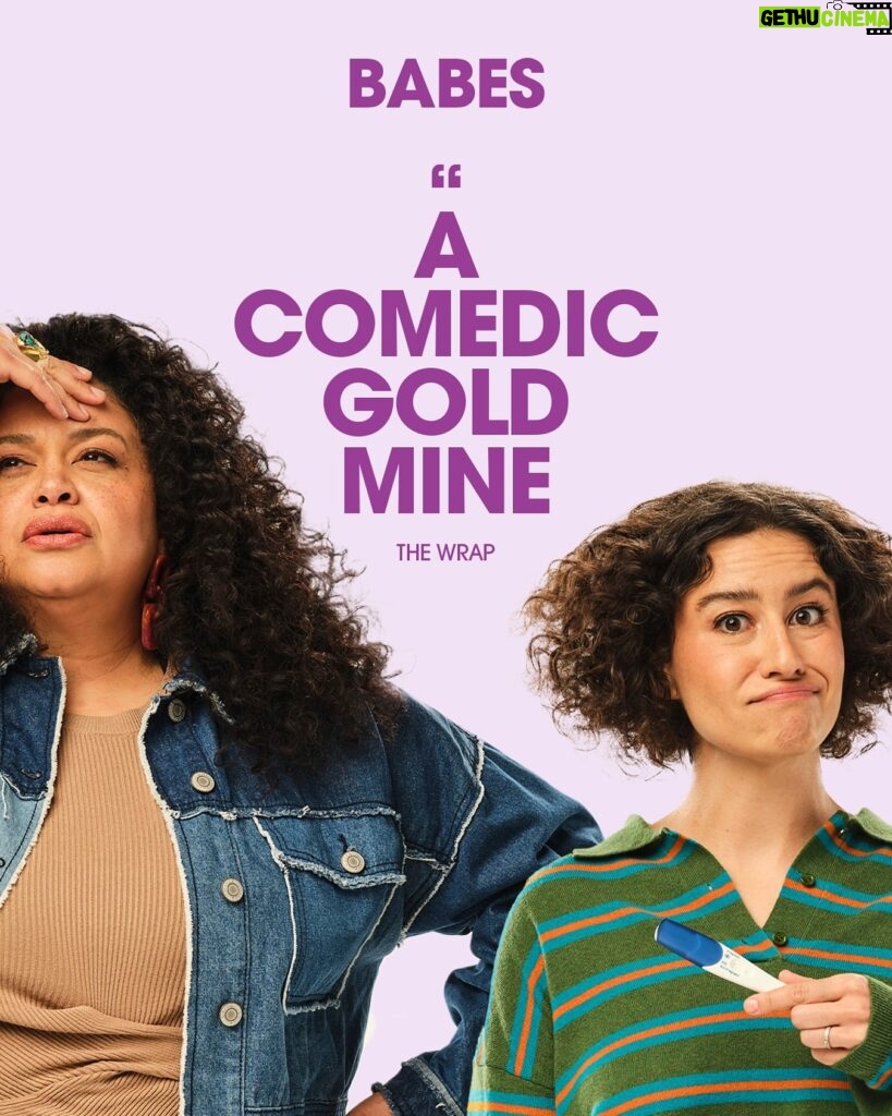 Michelle Buteau Instagram - “We need more raunchy female friendship films like this.” Starring comedy icons Ilana Glazer and Michelle Buteau, #BabesMovie opens May 17 with special Mother’s Day screenings nationwide a live stream Q&A on May 12. Send this to your friends and get tickets now: bit.ly/BabesTix
