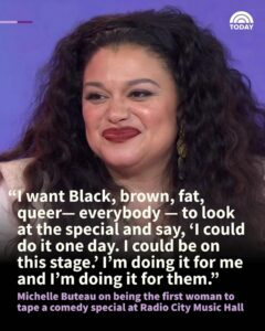 Michelle Buteau Instagram - We’re so excited for you and for this special, @michellebuteau! 👏