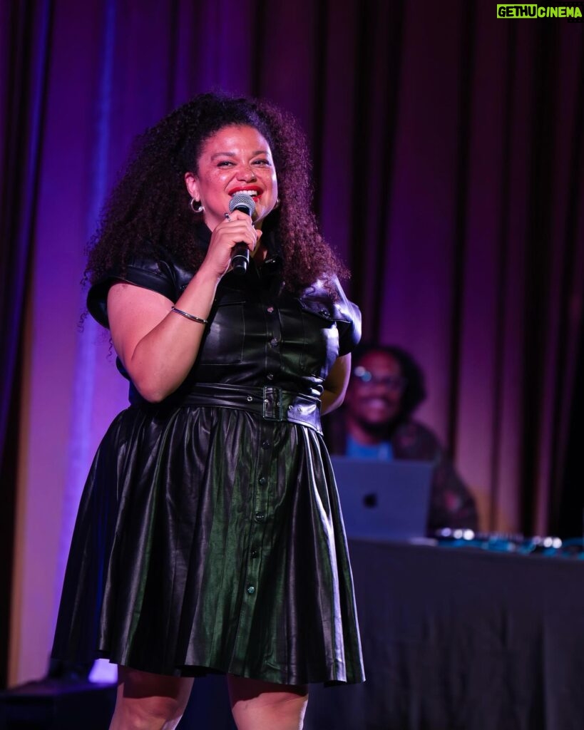 Michelle Buteau Instagram - 2006 ➡️ 2023 The road to Radio City has been a colorful one & the attitude is gratitude bitch! Let’s goooo✨ 6/6/24 tkt link in bio