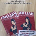 Michelle Chong Instagram - First Look: Presidential Campaign Preparations in Office #VoteForAhLian #MakeSingaporeTokKongAgain #AhLian2023 #SGpresident