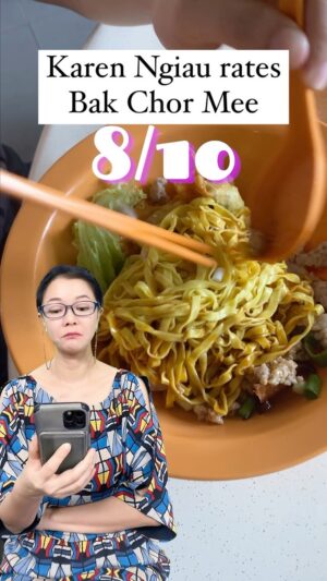 Michelle Chong Instagram - Do you agree with #KarenNgiau?😜 How do you take your #BCM? 🍜