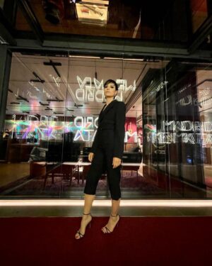 Michelle Jenner Instagram - #premiosuniondeactores @hrhmadrid
💋 @yslbeauty #YSLBeauty #makeuplook @mikvarez 
👔 @michaelkors @aquazzura @joyassardinero @_freddyalonso
