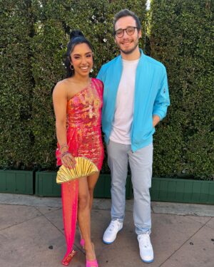 Michelle Khare Instagram - Thank you for half a billion views on YouTube 🥲. Every day I’m so blessed to have this job, and collaborate with such talented, kind, and supportive people. Here’s a sneak peek into the last WEEK of insanity at MKHQ. 🤯