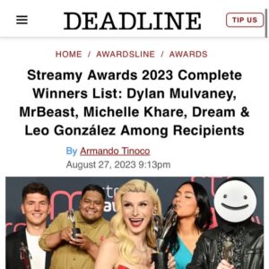Michelle Khare Instagram - Challenge Accepted: Show Of The Year. A show that likely never would have gotten green lit at a studio, one that we created and self produced. This is the power of the democracy of online content creation, and this is just our beginning. Thank you for watching. 🥹🫶🏽