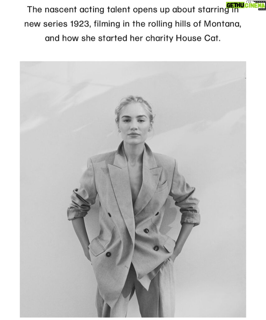Michelle Randolph Instagram - ✨✨thanks @wonderland for chatting with me about cats and 1923— @dennisleupold @orettac @jentioseco @marissa.marino