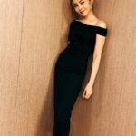 Michelle Wai Instagram - Cool 😎🖤 Dress: @maxandco @maxandco_asia Accessories: @apmmonaco Hair: @singsing113 Makeup: @make_up_by_mw