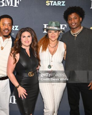 Michole Briana White Instagram - BMF. Family. ♥️😌
For Your Consideration. 
#bmf #winning #emmys #foryourconsideration #vote 
Mkup @quintessencemua 🤗♥️
Styled by @treneztheceo and @remixedboutique