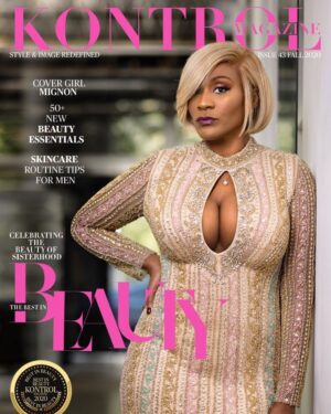 Mignon Von Instagram - Thank you @kontrolmag 
Easy breezy beautiful #covergirl 🍾🙏🏾

#sistasonbet #danni #blondebombshell #peekaboob (that one was for you @jamyemeri) 

Shot By @allencooley Creative Directed &Styled By @julianrashard Assisted By @josephineleimamo Hair & Custom Wig By @nikkrokkshair Makeup By @sochevon Gown Provided by @elitepourlavie Shot On Location At @runwaycurls 
Special Thanks to @Katwalkmedia