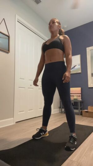 Mika Kleinschmidt Instagram - Sweating Sundays! Sometimes I have to force myself to do my at home workouts and there can be so many distractions… Remind yourself to make time for “yourself” 💪💯❤️🥰
#tonal #hydrow #fitlife #sweatysundays #goals #healthiswealth #motivation