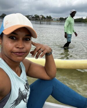 Mika Kleinschmidt Instagram - Wonderful weekend filled with lots of laughter. Besties spoiled me with an early birthday celebration, enjoyed a beautiful paddle with lots of dolphins, and Jade my 15-year-old protégé learned to make arroz con gandules. Life is good🥰