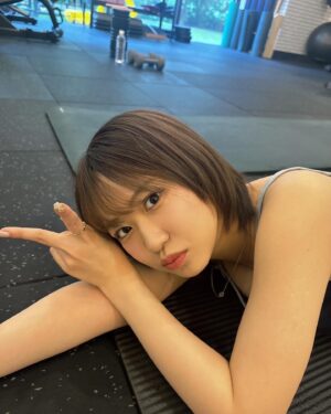 Miki Nonaka Instagram - 🏋🏻🔥
.
#helloproject#morningmusume24#モーニング娘#モーニング娘24#野中美希#ちぇる