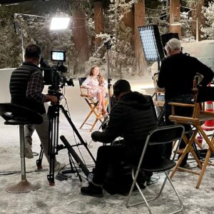 Mila Harris Instagram - 🎬 Be sure to check out the Cast interviews in the new @20thcenturystudios Featurette 🎥 now available and get a glimpse into the making of No Exit! 😱 More BTS looks coming soon! 😘 #noexit #movie #feature #bts #making #magic #hulu #exclusive #fun #actorslife #love #life