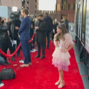 Mila Harris Instagram - 📸About last night… 🤩So much fun at the Red Carpet Premiere of No Exit, coming out tomorrow on @hulu and @disneyplus internationally! More pics and interviews to come 😘 #noexit #comingsoon #tomorrow #hulu #disney #star #20thcenturystudios #suspense #thriller #whodoneit #mystery #kidnapped #blizzard #stranded #survive