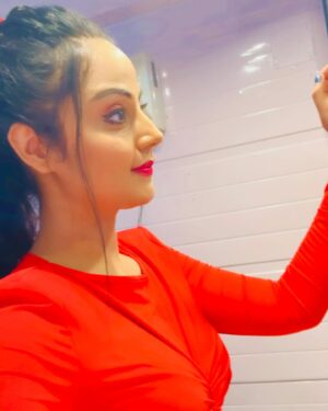 Minakshi Jaiswal Instagram - ❤️❤️❤️❤️❤️ #bts #ramojifilmcity🎬