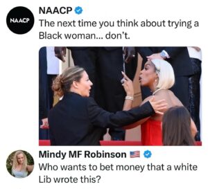Mindy Robinson Instagram - Yes, this is from their official account. 🤦🏼‍♀️