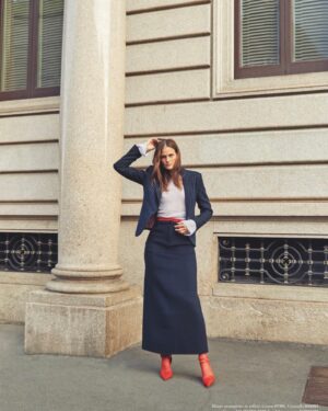 Mini Anden Instagram - @iodonna_it Part 2 #streetstyle #fashionissue #wheninmilan Thank you team 🧡 @dmanagementgroup @andrea_gandini_photography @ezio_diaferia_ @rocco_santamorena @theabelmondo
