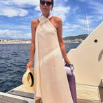Minnie Driver Instagram – I thought I couldn’t but I Cannes.  #cannes 💜 @reiss