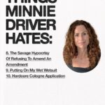 Minnie Driver Instagram – @dreambabypress asked @driverminnie for a list of 10 things she loves and 10 things she hates.

Minnie Driver is an actor, musician and author who lives by the sea.